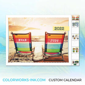 Custom Personal Calendar 2022